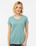 Tultex 253 Women's Tri-Blend T-Shirt - Seafoam Tri Blend - model front