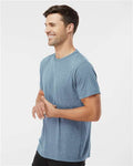 Tultex 254 Men's Tri-Blend T-Shirt - Denim Tri Blend - model side