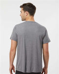 Tultex 254 Men's Tri-Blend T-Shirt - Heather Tri Blend - model back