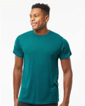 Tultex 254 Men's Tri-Blend T-Shirt - Jade Tri Blend - model front