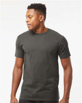 Tultex 290 Unisex Heavyweight Jersey T-Shirt - Charcoal - model front