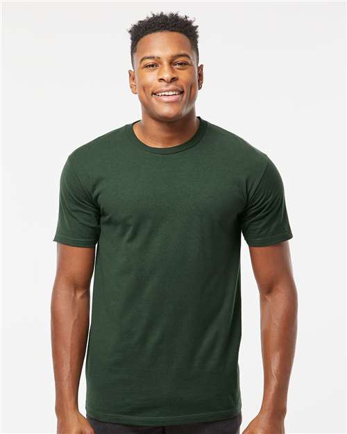 Tultex 290 Unisex Heavyweight Jersey T-Shirt - Forest - model front