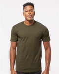 Tultex 290 Unisex Heavyweight Jersey T-Shirt - Grape Leaf - model front