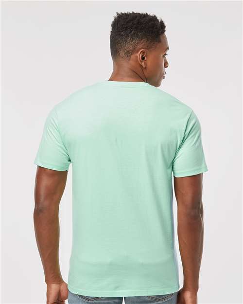 Tultex 290 Unisex Heavyweight Jersey T-Shirt - Light Mint - model back