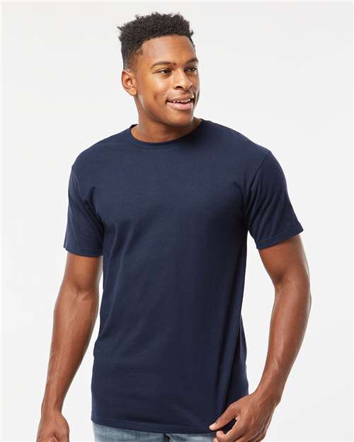 Tultex 290 Unisex Heavyweight Jersey T-Shirt - Navy - model front