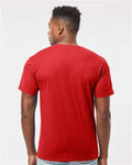 Tultex 290 Unisex Heavyweight Jersey T-Shirt - Red - model back