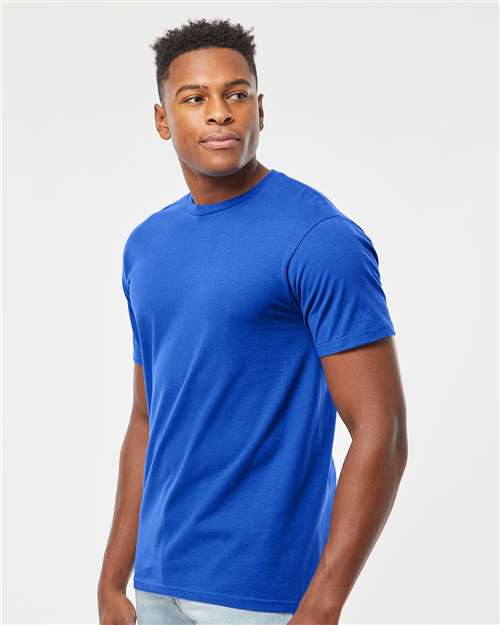 Tultex 290 Unisex Heavyweight Jersey T-Shirt - Royal - model side