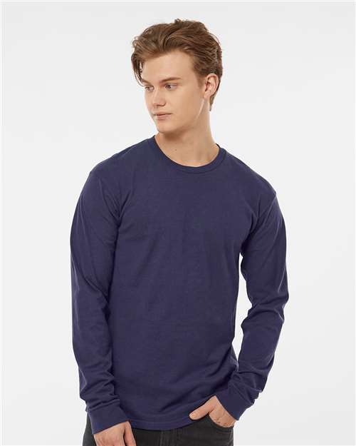 Tultex 291 Unisex Heavyweight Jersey Long Sleeve T-Shirt - Inked India - model front