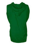 Tultex 260 Unisex Beach Full-Zip Hooded Long Sleeve T-Shirt - Kelly Green - back