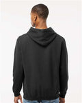 Tultex 320 Unisex Fleece Hooded Sweatshirt - Black - model back