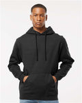 Tultex 320 Unisex Fleece Hooded Sweatshirt - Black - model front