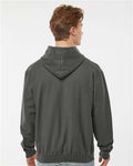 Tultex 320 Unisex Fleece Hooded Sweatshirt - Charcoal - model back