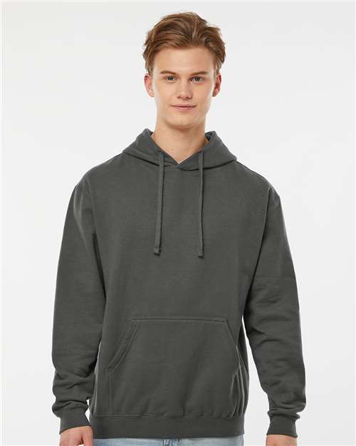 Tultex 320 Unisex Fleece Hooded Sweatshirt - Charcoal - model front