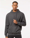 Tultex 320 Unisex Fleece Hooded Sweatshirt - Heather Charcoal - model front