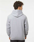 Tultex 320 Unisex Fleece Hooded Sweatshirt - Heather Grey - model back
