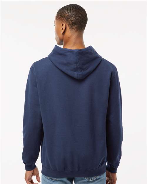 Tultex 320 Unisex Fleece Hooded Sweatshirt - Navy - model back