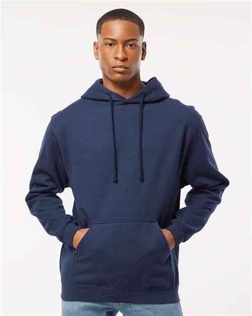 Tultex 320 Unisex Fleece Hooded Sweatshirt - Navy - model front
