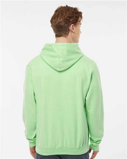 Tultex 320 Unisex Fleece Hooded Sweatshirt - Neo Mint - model back