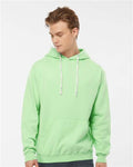 Tultex 320 Unisex Fleece Hooded Sweatshirt - Neo Mint - model front