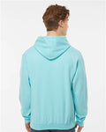 Tultex 320 Unisex Fleece Hooded Sweatshirt - Purist Blue - model back