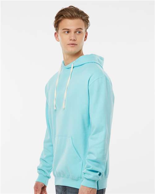 Tultex 320 Unisex Fleece Hooded Sweatshirt - Purist Blue - model side