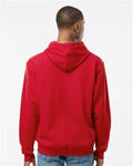 Tultex 320 Unisex Fleece Hooded Sweatshirt - Red - model back
