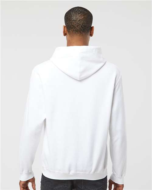 Tultex 320 Unisex Fleece Hooded Sweatshirt - White - model back