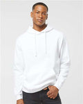 Tultex 320 Unisex Fleece Hooded Sweatshirt - White - model front