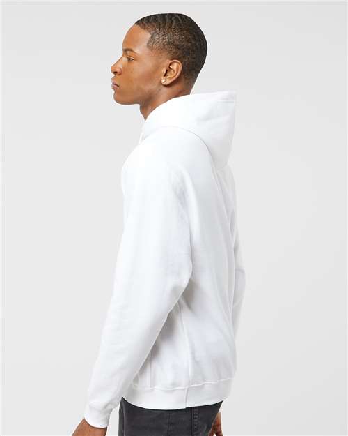 Tultex 320 Unisex Fleece Hooded Sweatshirt - White - model side