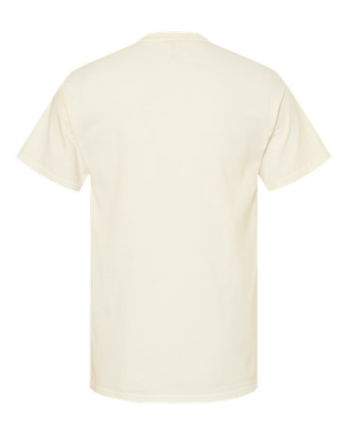 M&O 4800 Men's Gold Soft Touch T-Shirt - Natural - back