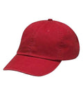 Adams Headwear LP104 Optimum II True Color Dad Hat - Red - front