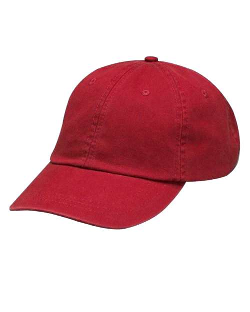 Adams Headwear LP104 Optimum II True Color Dad Hat - Red - front