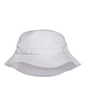 Adams Headwear VA101 Vacationer Bucket Hat - White - front
