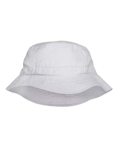 Adams Headwear VA101 Vacationer Bucket Hat - White - front