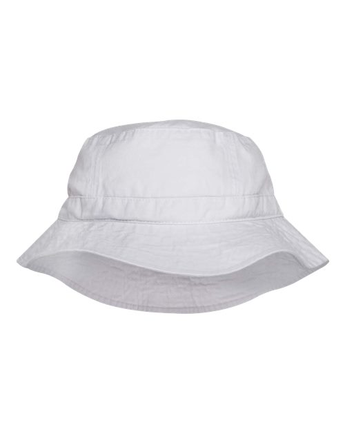 Adams Headwear VA101 Vacationer Bucket Hat - White - front