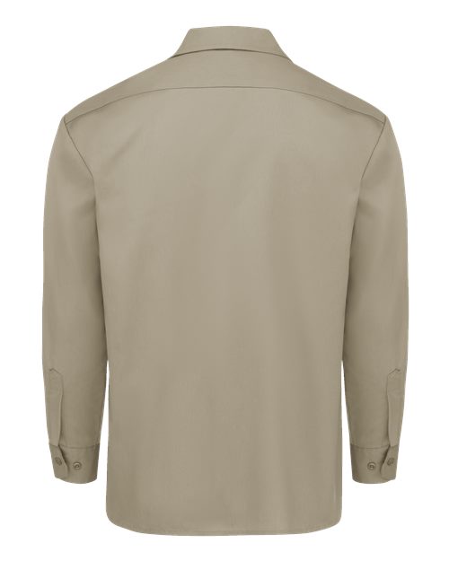 Dickies 5574 Men's Long Sleeve Work Shirt - Desert Sand - back