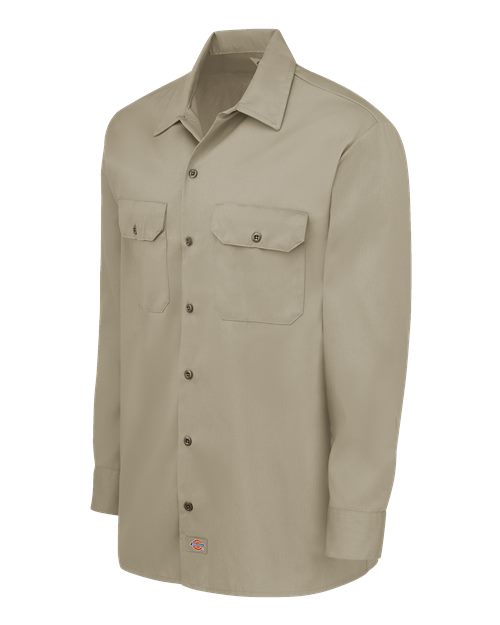 Dickies 5574 Men's Long Sleeve Work Shirt - Desert Sand - side