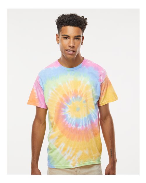 Colortone 1000 Unisex Multi-Color Tie-Dyed T-Shirt - Eternity - model front