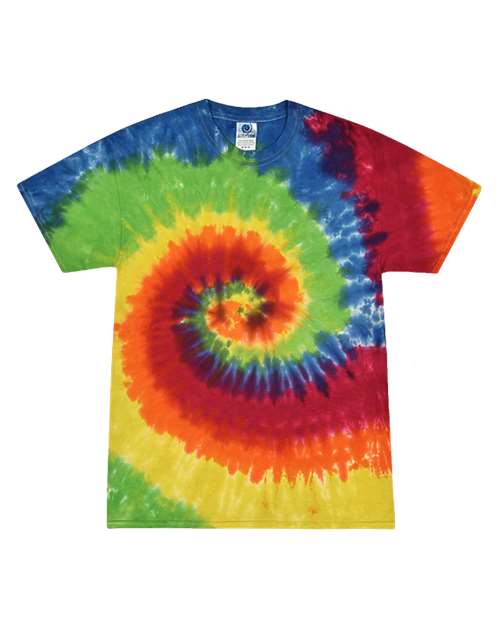 Colortone 1000 Unisex Multi-Color Tie-Dyed T-Shirt - Moondance - front