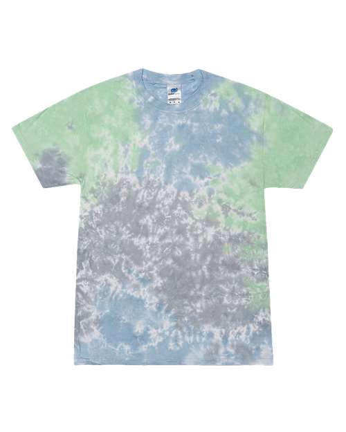Colortone 1000 Unisex Multi-Color Tie-Dyed T-Shirt - Slushy - front