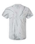 Colortone 1000 Unisex Multi-Color Tie-Dyed T-Shirt - Spider Silver - back