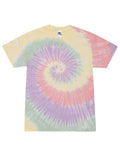 Colortone 1000 Unisex Multi-Color Tie-Dyed T-Shirt - Zen Rainbow - front