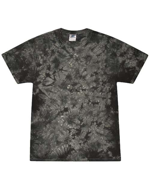 Colortone 1390 Unisex Crystal Wash T-Shirt - Crystal Black - front