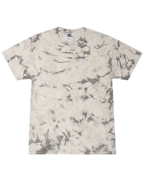 Colortone 1390 Unisex Crystal Wash T-Shirt - Crystal Silver - front