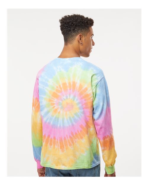 Colortone 2000 Unisex Tie-Dyed Long Sleeve T-Shirt - Eternity - model back