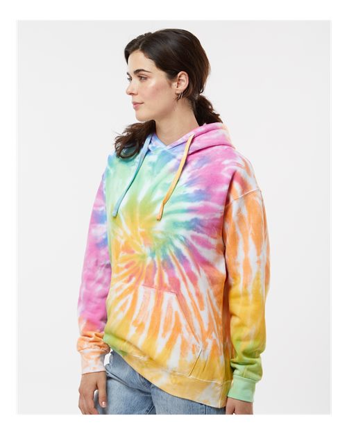 Colortone 8777 Unisex Tie-Dyed Hooded Sweatshirt - Eternity - model side