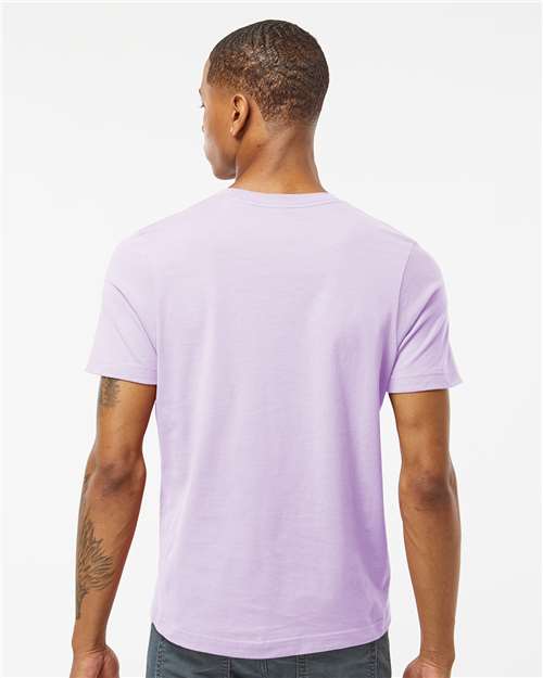 Tultex 502 Men's Premium Cotton T-Shirt - Lavender - model back