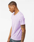 Tultex 502 Men's Premium Cotton T-Shirt - Lavender - model side