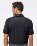 Adidas A574 Men's Ultimate365 Pine Tree Polo - Black/ Grey Three - model back