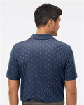 Adidas A574 Men's Ultimate365 Pine Tree Polo - Collegiate Navy/ White - model back